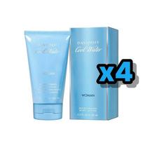Davidoff Cool Water Women Moisturizing Body Lotion 150ml (4 bottles) DAVIDOFF blue