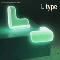 Glow-in-the-Dark Furniture Corner Protectors blue