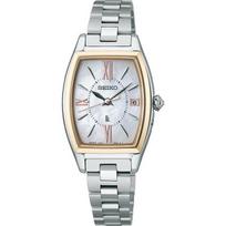 Seiko Women's SSQW076 (LUKIA Grow Solar Radio Controlled Metal Band Women's) tonneau Watch Analog