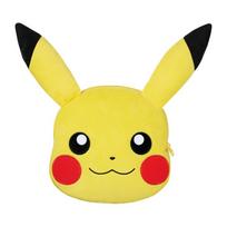 [Pokemon] Pokemon Pikachu Face Plush Pouch yellow