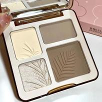 Contour Shading Contour Highlighter Pearl Stick 4 Colors Highlighter Contour Palette Makeup Illuminator 3D Matte Powder, 1 Piece, 02 02 Beige gray