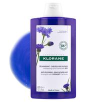 Klorane Centerly šampūnas nuo geltonumo, gėlių kvapo, 400 ml, 1 vnt. blue