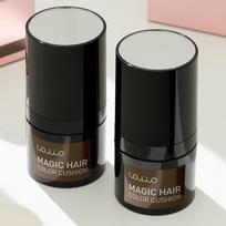 Amini Lolio 1 second cover hair color cushion, natural brown, 2 pieces black