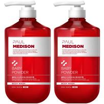 Paul Madison Signature Body Wash Baby Powder Scent, 1.077L, 2 units brown