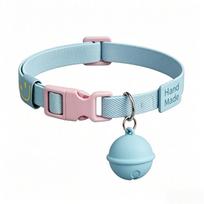 Real-Time Tracking GPS Pet Tracker Movement Alert Cat Collar Global Positioning Pet Collar  Pet mėlyna