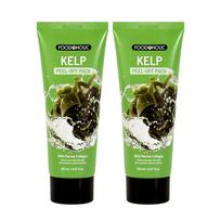 Foodaholic Collagen Peel Off Pack 150ml / Kelp, 2 packs black