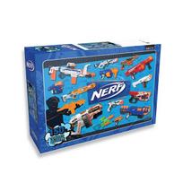 Dėlionė Nerf blaster, 150vnt, Nerf galvosūkiai, vaikiški lavinamieji žaislai, populiarūs korėjietiški galvosūkiai Nerf blaster blue