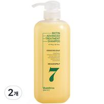 Head Spa 7 Biotin Advanced Functional Hair Treatment Shampoo, 740g, 2 units beige