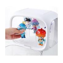 Marvelin Home Transparent Acrylic Cube Figure Exhibition Case (cabinet stand), 1 korean toy white