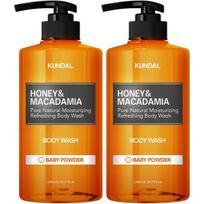 Kundal Pure Wash kūdikių pudra, 1058ml, 2 korėjietiška kosmetika black
