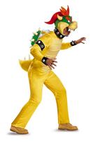 Super Mario Bros. Bowser Deluxe kostiumas vyrams Produktas (XL dydis) [Produktas]