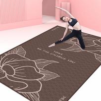 Neslystantis smūgius sugeriantis jogos ir fitneso kilimėlis - Itin ilgas ir platus vyrams ir moterims 100x160 cm