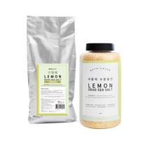 Bath Charm Dead Sea Salt Lemon Refill, 1kg, 1 piece gray