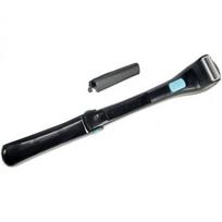 Angoili Electric Shaver Electric Back Hair Remover Hair Removal Long Handle for Body gray