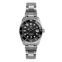 NAUJAS modelis Hyakuichi 38mm 20 ATM atsparus vandeniui automatinis laikrodis keraminis rėmelis datos mechaninis laikrodis automatinis užvedimas juodas [HYAKUICHI 101] Nr.16D juoda