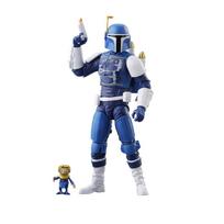 Star Wars STAR WARS Black Series Mandalorian Scout (Holiday Edition) Star Wars Collection 6-inch (15 cm) Size Action Figure, Ages 4+ F8314 Genuine Pro blue