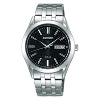 Vyriškas „Seiko“ SBPX083 (SPIRIT Solar Vyriški) Apvalus laikrodis sidabrinis nerūdijantis analogas