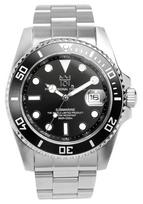 1st Hyakuichi Quartz Watch with Date 20 ATM Water Wristwatch [HYAKUICHI 101] Diver's Display, Resistant, HYAKU1-001 (Black) juoda