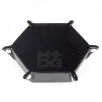 MDG Velvet Fold Up Hexagon Dice Tray juoda