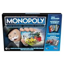 Hasbro Gaming vaikų Monopoly elektroninių kortelių stalo žaidimas, įvairių spalvų black