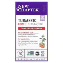 New Chapter, Turmeric Force, Detox Action, 60 Veggie Capsules