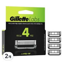 Gillette Labs skutimosi peiliukai, 4 pakuotės, 2 pakuotės, korėjietiški skutimosi peiliukai yellow