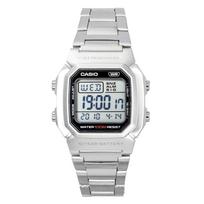 Casio skaitmeninis nerūdijančio plieno apyrankės kvarcinis W-800HD-1AV 100M vyriškas laikrodis juoda