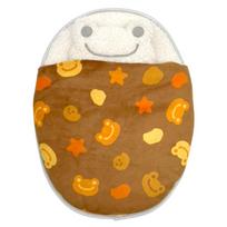 Nakajima Corporation Pickles the Frog Smile Curry House Bean Doll Bedding Set (Approx. H32 x W23 x D4cm) 214386-25 brown