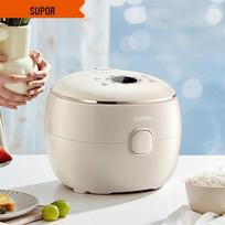 Supor 2L 316L Stainless Steel Multi-function Rice Cooker CN plug (adapter included) white