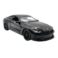 BMW M4 sportinio automobilio metalinis modelis 1:32 Mastelis, Juoda gray