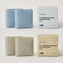 Keseri Kelp Sea Grape Shampoo Bar 100g x 2 gray