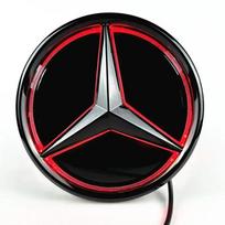 Car Front Grill Logo Light LED Badge Sticker Luminous Decorative Light For Mercedes Benz Amg A B C GLK GLE W205 W204 W213 W2531 W213 black