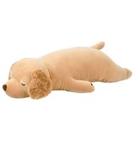 Ribuhaato Kūno Pagalvė Premium Nemunemu Gyvūnai Auksinis Retriveris Sora L Dydis (Bendras ilgis apytiksl. 74 cm) Pūkuotas kramtomas pliušinis žaislas pagalvė dovana beige