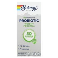 Solaray, Mycrobiome Probiotic Svorio formulė, 50 milijardų, 30 enteriškai dengtų daržovių kapsulių