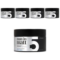 Elastine Men in Matt Paste Hair Wax, 5 pieces, 80g black