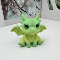 4 vnt. Mielas mažas skraidantis drakonas 3D spausdintas žaislas Imitacinis gyvūnas Skraidantis drakonas Žaislas Realistiškos akys Kūrybiškas stalo dekoras Žaislas Dovana