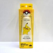 LG) Pokemon Pikachu apsauginis kremas nuo saulės 50 ml, apsauginis pieštukas nuo saulės, saulės balzamas, 1 vnt. beige