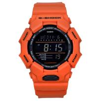 Casio G-Shock Skaitmeninis Bio-pagrindo Oranžinės Dervos Dirželis Juodas Ciferblatas Kvarcinis GD-010-4 200M Vyriškas Laikrodis juoda
