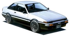 Fujimi Model Inch Up Series Hachiroku Trueno APEX late model 1/24 No.57 2-door '85 ID-57 balta