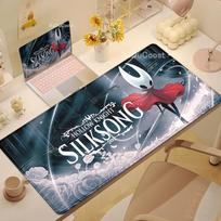 New Hollow Knight Silksong Desk Mat Rubber Large PC Mousepad Laptop Gaming Mouse Pad Accessories Keyboard Mat Computer Mousepads 30cmx80cm(11.8x31.5inch)