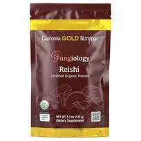 California Gold Nutrition, Fungiology®, Certified Organic Reishi Mushroom Powder, 4.2 oz (120 g)