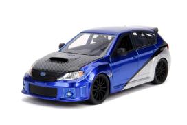 Greiti ir įsiutę Diecast Automobilis SUBARU IMPREZA WRX STI 124 BRIAN'S mėlyna
