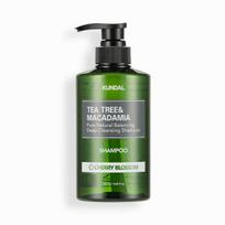Kundal Deep Cleansing Oily Shampoo Cherry Blossom 500ml, Korean cosmetics with good fragrance gray