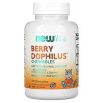 NOW Foods, Berry Dophilus, Children's, 2 Billion CFU, 120 Chewables