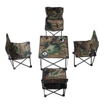 Wolf Walker Outdoor Portable Folding Picnic Set gray