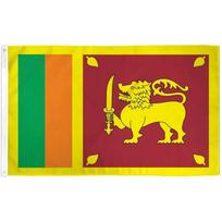 1pc Multi-Size Flag of Sri Lanka - Made from Thickened Material Featuring The National Emblem - Suitable for All Weather Conditions for Both Outdoor A 60x90cm yellow