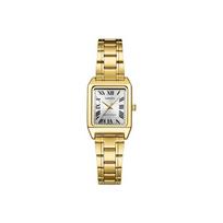 CASIO Moteriškas standartinės serijos baltas laikrodis LTP-V007G-9B LTP-V007G-9B Gold Strap Regular Box beige