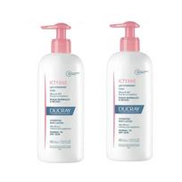 Ducray French Ichtian Moisturizing Body Lotion for All Skin Types 400ml x 2 bottles white