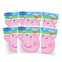 Peppa Pig kartoninės kaukės 6 vnt.