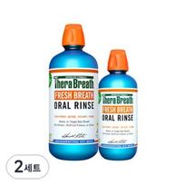 Thera Breath burnos skalavimo skystis Icy Mint 1L + 473ml rinkinys, 1473ml, 2 rinkiniai blue